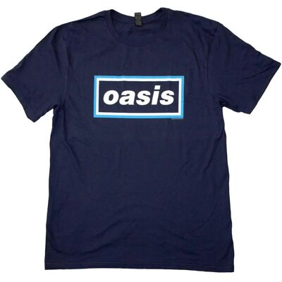 Oasis Maine Road Event Logo T-Shirt - Unisex, Navy, Large Oasis Maine Road Event Logo T-Shirt - Unisex, Navy, Large