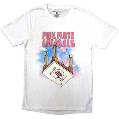 Pink Floyd Vit XXL Animals Bacon Table T-shirt Pink Floyd Vit XXL Animals Bacon Table T-shirt