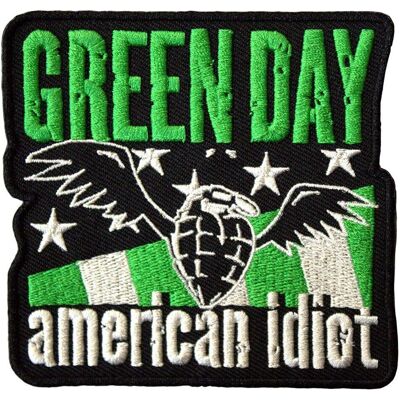 Green Day American Idiot Wings Accessoire Noir - Patch - Publicité Green Day American Idiot Wings Accessoire Noir - Patch - Publicité