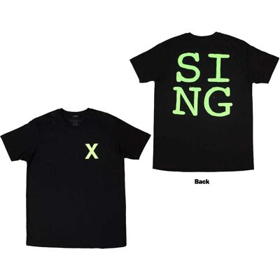 Ed Sheeran XL Svart Unisex T-shirt Multiply Pocket Ed Sheeran XL Svart Unisex T-shirt Multiply Pocket