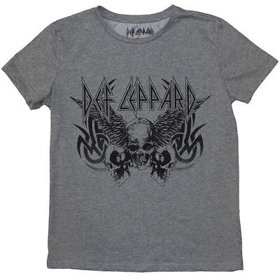 Def Leppard Tribal Skull S T-shirt - Dam Def Leppard Tribal Skull S T-shirt - Dam