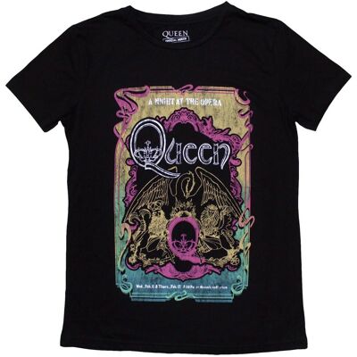 Queen A Night At The Opera Tour '76 Black XL T-Shirt Queen A Night At The Opera Tour '76 Black XL T-Shirt