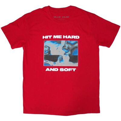 Billie Eilish X-Large Red Unisex T-Shirt - T-Shirt Billie Eilish X-Large Red Unisex T-Shirt - T-Shirt