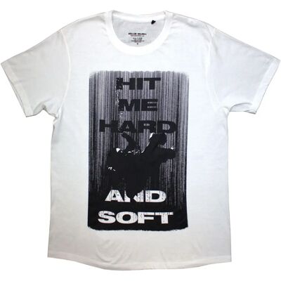 Billie Eilish White Unisex T-Shirt - Hit Me Hard And Soft Falling - T-Shirt Billie Eilish White Unisex T-Shirt - Hit Me Hard And Soft Falling - T-Shirt
