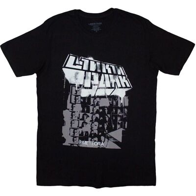 Linkin Park XXL Svart Spray Collage T-shirt - T-shirt Linkin Park XXL Svart Spray Collage T-shirt - T-shirt