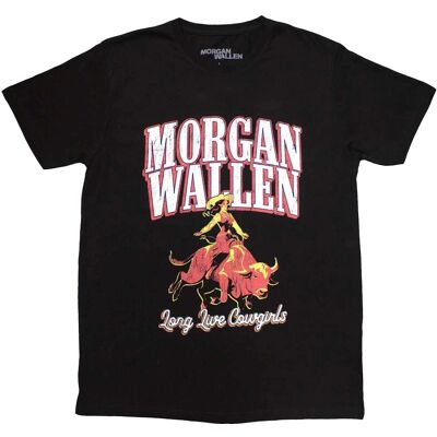 Morgan Wallen Long Live Cowgirls Black S T-Shirt Morgan Wallen Long Live Cowgirls Black S T-Shirt
