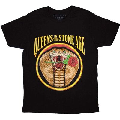 Queens Of The Stone Age Cobra T-Shirt Svart L - T-Shirt Queens Of The Stone Age Cobra T-Shirt Svart L - T-Shirt