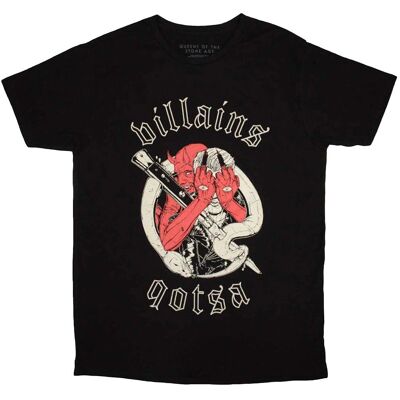 Queens Of The Stone Age - Villains - T-Shirt - Svart - M Queens Of The Stone Age - Villains - T-Shirt - Svart - M