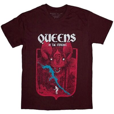 Queens Of The Stone Age Queens Of The Stone Bat Band Logo T-Shirt - T-Shirt Queens Of The Stone Age Queens Of The Stone Bat Band Logo T-Shirt - T-Shirt