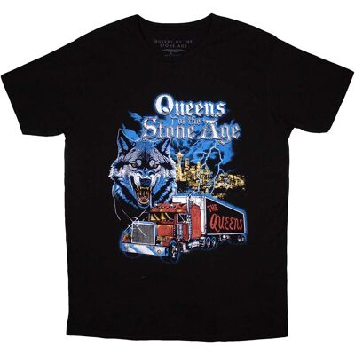 Queens Of The Stone Age Svart Liten T-Shirt - T-Shirt Queens Of The Stone Age Svart Liten T-Shirt - T-Shirt