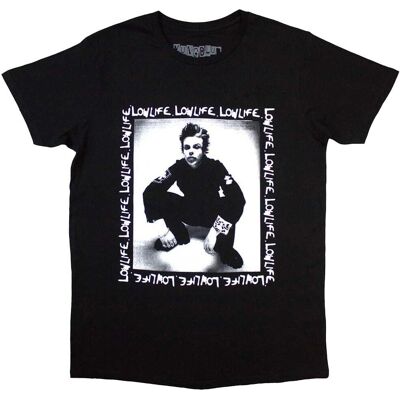 Yungblud Svart Low Life-Logotyp T-shirt XXL Yungblud Svart Low Life-Logotyp T-shirt XXL