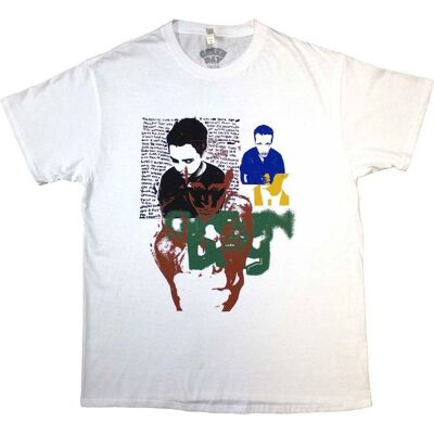 Green Day S T-shirt med Band Logo Spray Paint Green Day S T-shirt med Band Logo Spray Paint