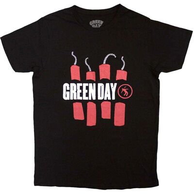 Green Day Dynamite Svart T-shirt - Unisex - 100% Bomull Green Day Dynamite Svart T-shirt - Unisex - 100% Bomull
