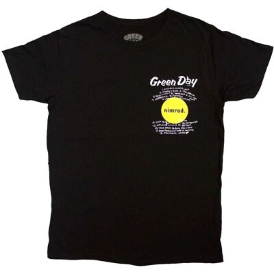 Green Day Nimrod T-shirt - Unisex Svart S Green Day Nimrod T-shirt - Unisex Svart S