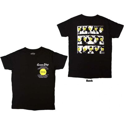 Green Day Nimrod Pocket Mugshots Zwart XL T-Shirt Green Day Nimrod Pocket Mugshots Zwart XL T-Shirt