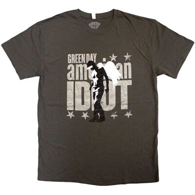 Green Day American Idiot Angel T-shirt Kull - Unisex Green Day American Idiot Angel T-shirt Kull - Unisex