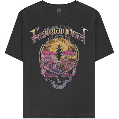 Grateful Dead XXL Svart Mosaik Band Logga T-Shirt Grateful Dead XXL Svart Mosaik Band Logga T-Shirt