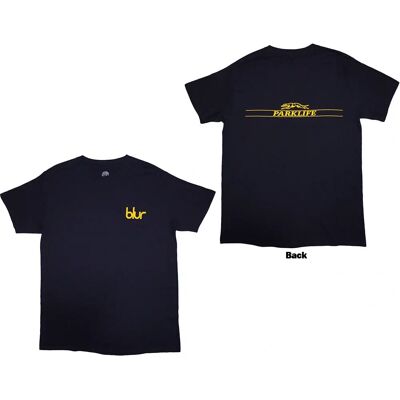 Blur - Navy Parklife Back T-Shirt - T-Shirt Blur - Navy Parklife Back T-Shirt - T-Shirt