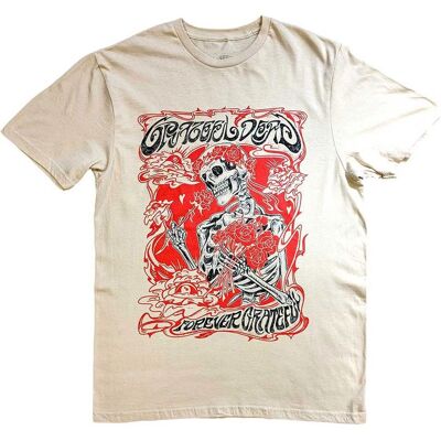Grateful Dead XXL Unisex T-shirt - Forever Red Frame Grateful Dead XXL Unisex T-shirt - Forever Red Frame