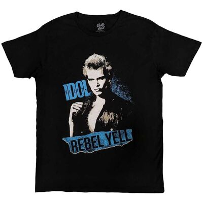 Billy Idol Rebel Yell Svart T-shirt - T-Shirt Billy Idol Rebel Yell Svart T-shirt - T-Shirt