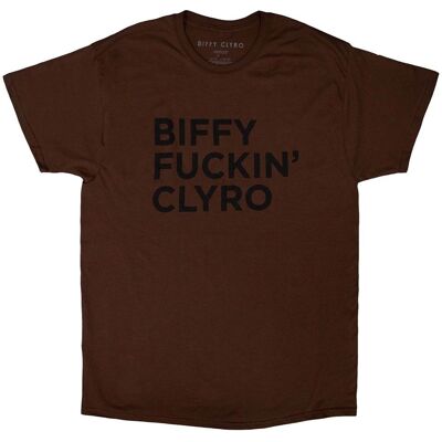 Biffy Clyro Biffy Text Logo T-Shirt - Unisex Brun M Biffy Clyro Biffy Text Logo T-Shirt - Unisex Brun M