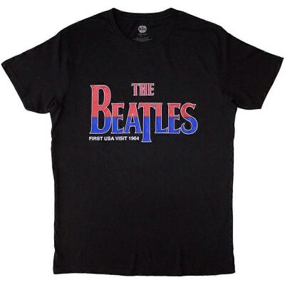 The Beatles M Svart Unisex T-Shirt - First USA Visit The Beatles M Svart Unisex T-Shirt - First USA Visit
