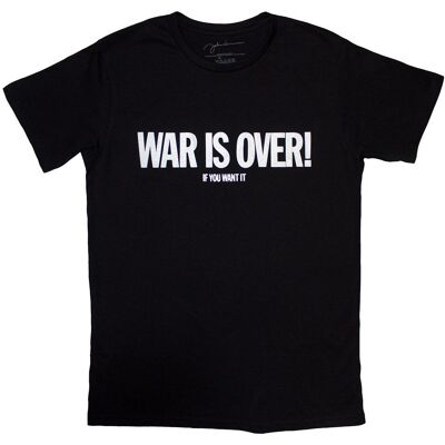 John Lennon XXL Svart T-shirt - War Is Over - Kläder John Lennon XXL Svart T-shirt - War Is Over - Kläder