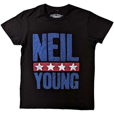 Neil Young Unisex Stjärnlogga T-Shirt - T-Shirt Neil Young Unisex Stjärnlogga T-Shirt - T-Shirt