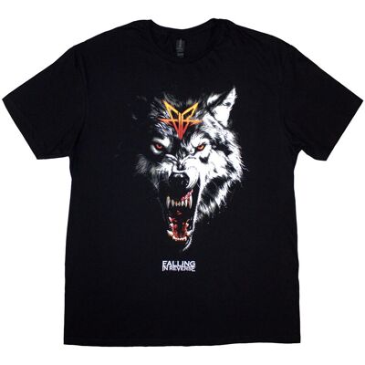 Falling In Reverse Wolf Band Logo T Shirt - T-Shirt Falling In Reverse Wolf Band Logo T Shirt - T-Shirt