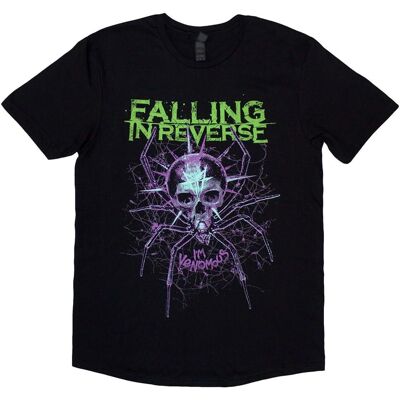 Falling In Reverse Svart Spindel Band Logo T-Shirt Falling In Reverse Svart Spindel Band Logo T-Shirt