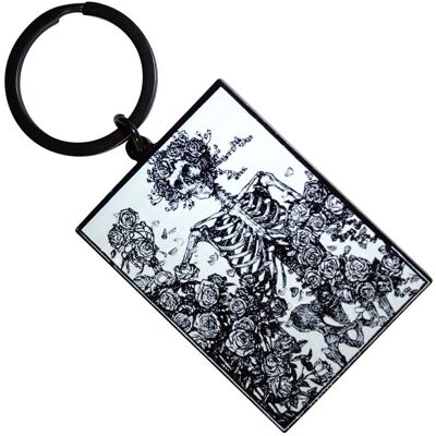 Porte-clés Grateful Dead Bertha Mono - Anneau - Blanc - Publicité Porte-clés Grateful Dead Bertha Mono - Anneau - Blanc - Publicité