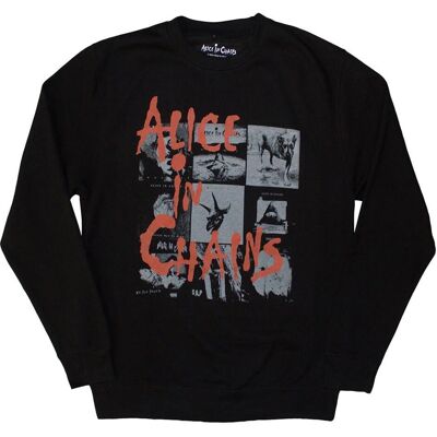 Svart XXL Sweatshirt Alice In Chains - Unisex Album Montage Svart XXL Sweatshirt Alice In Chains - Unisex Album Montage