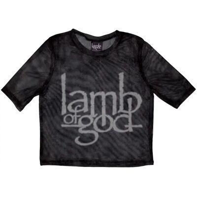 Lamb Of God Modell långärmad mesh crop top - Crop Top Lamb Of God Modell långärmad mesh crop top - Crop Top