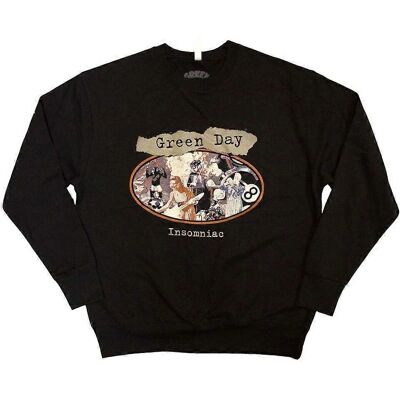 Green Day Insomniac Band Logo Sweatshirt - Sweatshirt Green Day Insomniac Band Logo Sweatshirt - Sweatshirt