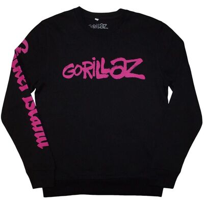 Gorillaz Craker Island Pazuzu Spiral Tröja - Unisex Svart Gorillaz Craker Island Pazuzu Spiral Tröja - Unisex Svart