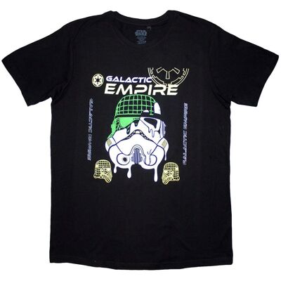 Star Wars Galactic Empire Smält maska XL T-shirt Star Wars Galactic Empire Smält maska XL T-shirt