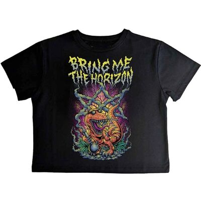 Bring Me The Horizon Svart Crop Top - Avslappnad Klädsel Bring Me The Horizon Svart Crop Top - Avslappnad Klädsel