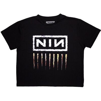 Nine Inch Nails Downward Spiral Svart Crop Top - Crop Top Nine Inch Nails Downward Spiral Svart Crop Top - Crop Top