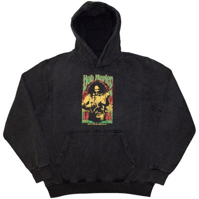 Bob Marley 1978 Huvtröja - Mörkgrå Bob Marley 1978 Huvtröja - Mörkgrå