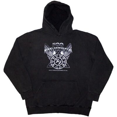 Foo Fighters Modell Unisex Huvtröja - Allt eller inget - Huvtröja Foo Fighters Modell Unisex Huvtröja - Allt eller inget - Huvtröja