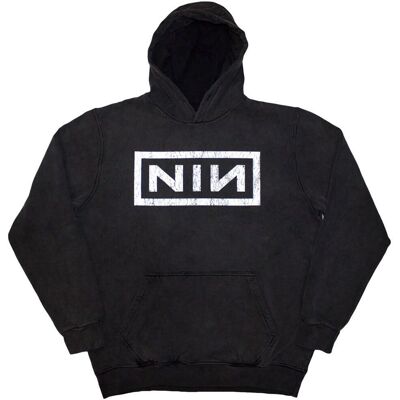 Nine Inch Nails Classic Logo Huvtröja - Huvtröjor Nine Inch Nails Classic Logo Huvtröja - Huvtröjor