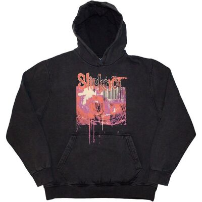 Slipknot The End So Far Barcode Hoddie - Hoddie med Känguruficka Slipknot The End So Far Barcode Hoddie - Hoddie med Känguruficka