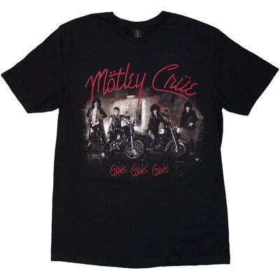 Motley Crue Unisex T-Shirt - Vintage Girls Girls Girls - T-Shirt Motley Crue Unisex T-Shirt - Vintage Girls Girls Girls - T-Shirt