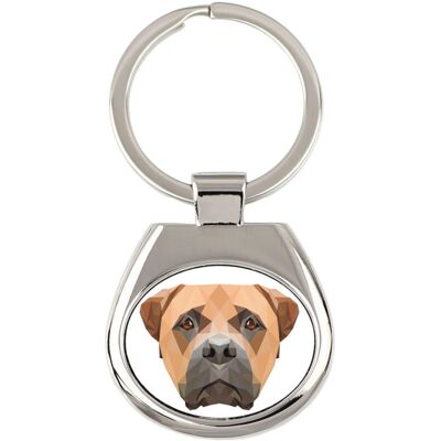 Art-Dog Bullmastiff Geometrinen avainperä - Kennelrodnål Art-Dog Bullmastiff Geometrinen avainperä - Kennelrodnål