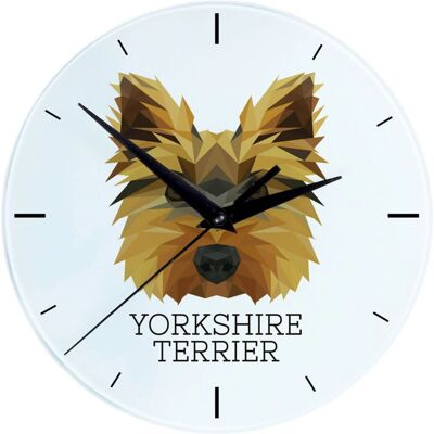 Art-Dog - Geometric Dog Clock - 20 cm - Clock - Publicité Art-Dog - Geometric Dog Clock - 20 cm - Clock - Publicité