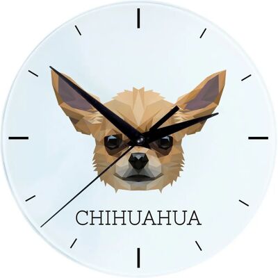 Art-Dog - Horloge Chien Géométrique - 20 cm - Horloge Murale - Publicité Art-Dog - Horloge Chien Géométrique - 20 cm - Horloge Murale - Publicité