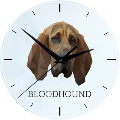 Art-Dog - Geometric Dog Wall Clock - 20 cm - Horloge murale - Publicité Art-Dog - Geometric Dog Wall Clock - 20 cm - Horloge murale - Publicité