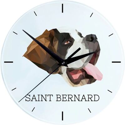 Art-Dog - Chien géométrique - 20 cm - Horloge murale - Publicité Art-Dog - Chien géométrique - 20 cm - Horloge murale - Publicité
