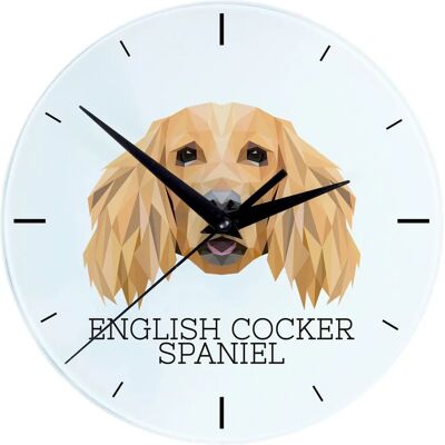 Art-Dog - Geometric Dog - 20 cm - Wall Clock - Publicité Art-Dog - Geometric Dog - 20 cm - Wall Clock - Publicité
