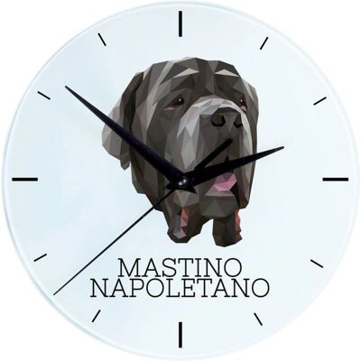 Art-Dog - Horloge canine géométrique - 20 cm - Motif canin géométrique - Horloge murale - Publicité Art-Dog - Horloge canine géométrique - 20 cm - Motif canin géométrique - Horloge murale - Publicité